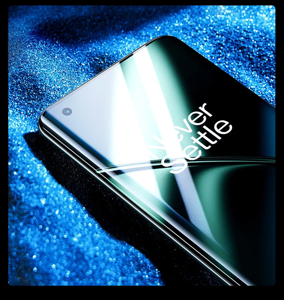 SmartDevil Full Glue UV Screen Protector for Oneplus 13 12 11 10 Pro Full Cover Quantum Film for OnePlus Ace3 2 Anti-fingerprint