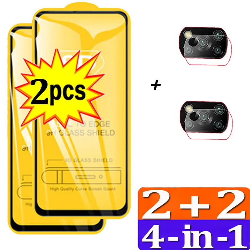 Film Poco X7 F6 X6 X5 X3 F5 Pro 5G Tempered Glass Poko F7 Ultra Camera Film Poco x7 Pro Screen Protector For Poco F7 Pro Glass