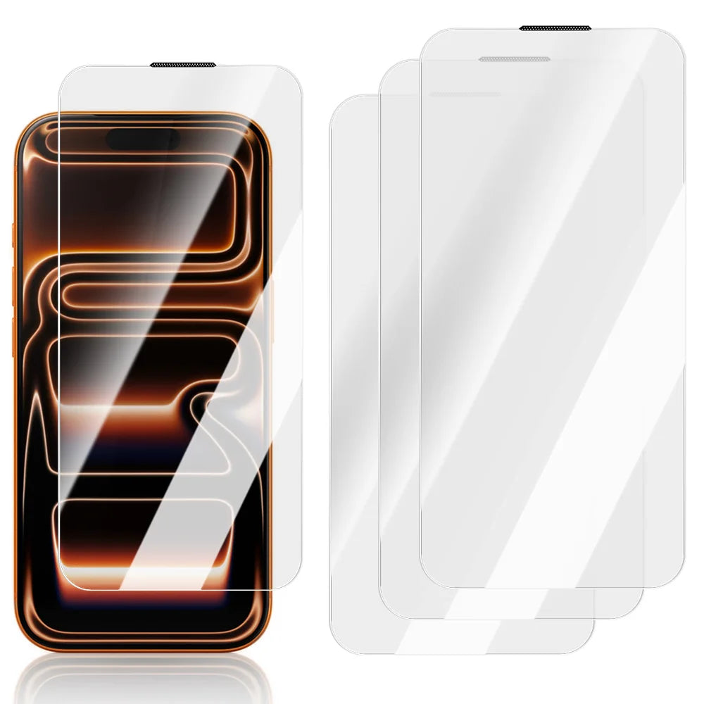1-5PCS 3D Full Cover Tempered Glass For iPhone 17 Pro Max/17 Pro/17 Air 8K Ultra HD Screen Protector Premium Anti-scratch Film