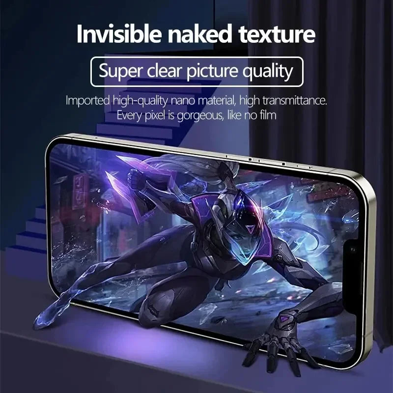 5 Pcs Hydrogel Film For iPhone 17 16 16e 15 14 13 12 11 Pro Max Plus 12 13 Mini 8 7 Plus SE XR X XS Full Cover Screen Protector