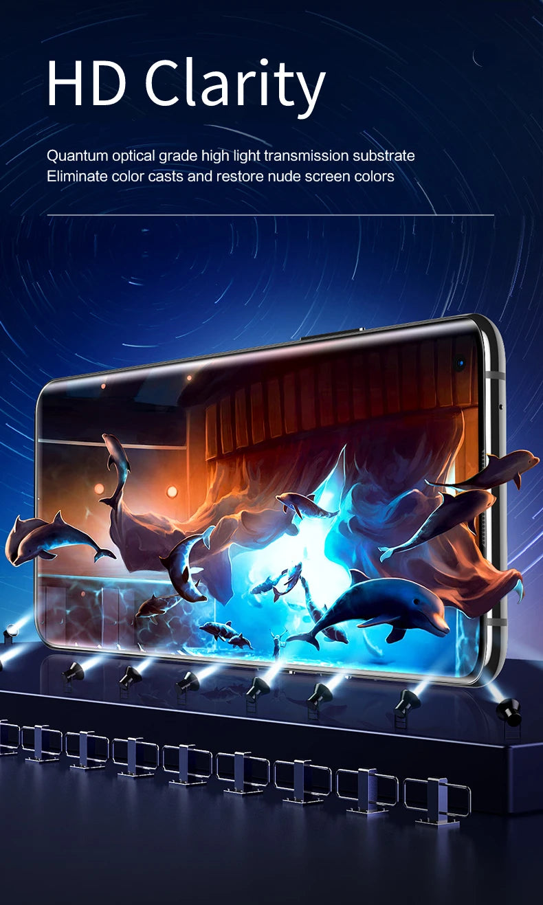 SmartDevil Screen Protector for OnePlus 13 12 11 Soft Protective Film for OnePlus 10 9 Full Cover Full Glue HD Hydrogel Film