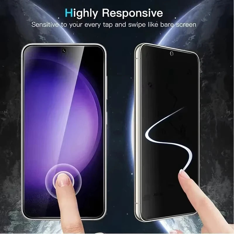 1-4PCS Anti-Spy Tempered Glass For Samsung S25 Ultra S23 S22 S24 Plus S21 S20 FE S10e Note 20 10 Lite Privacy Screen Protector