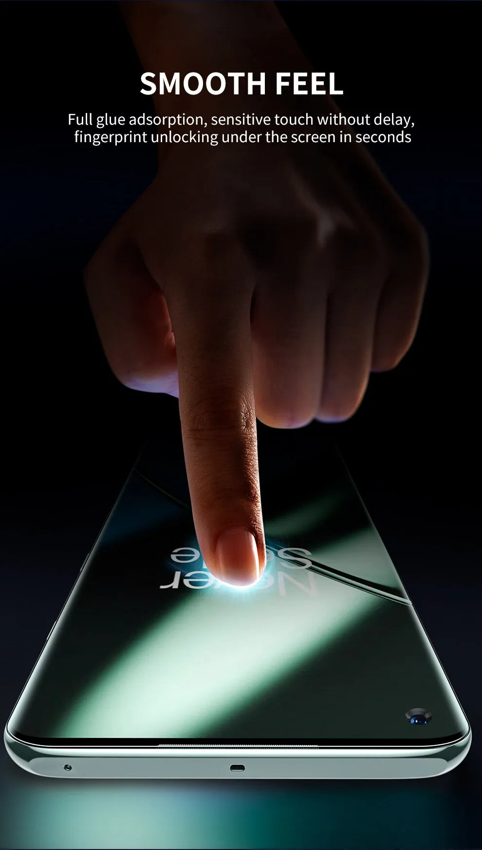 SmartDevil Full Glue UV Screen Protector for Oneplus 13 12 11 10 Pro Full Cover Quantum Film for OnePlus Ace3 2 Anti-fingerprint