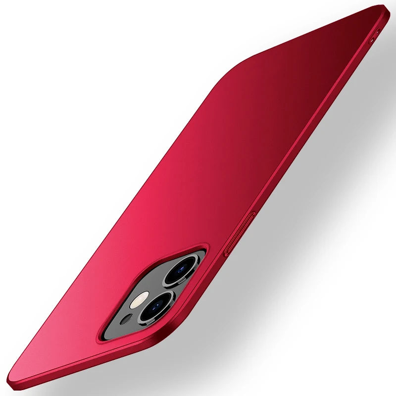 Cases For APPLE iPhone 16e 16 15 14 13 12 11 Pro Max Plus Mini Shockproof Case Cover Hard Plastic Ultra Slim Frosted Covers