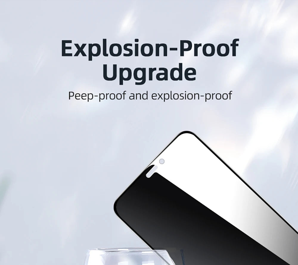 Joyroom Private Screen Protector For iPhone 16 15 14 13 Pro Max Anti-Spy Tempered Glass For iPhone 16 15 14 13 12 Pro Glass