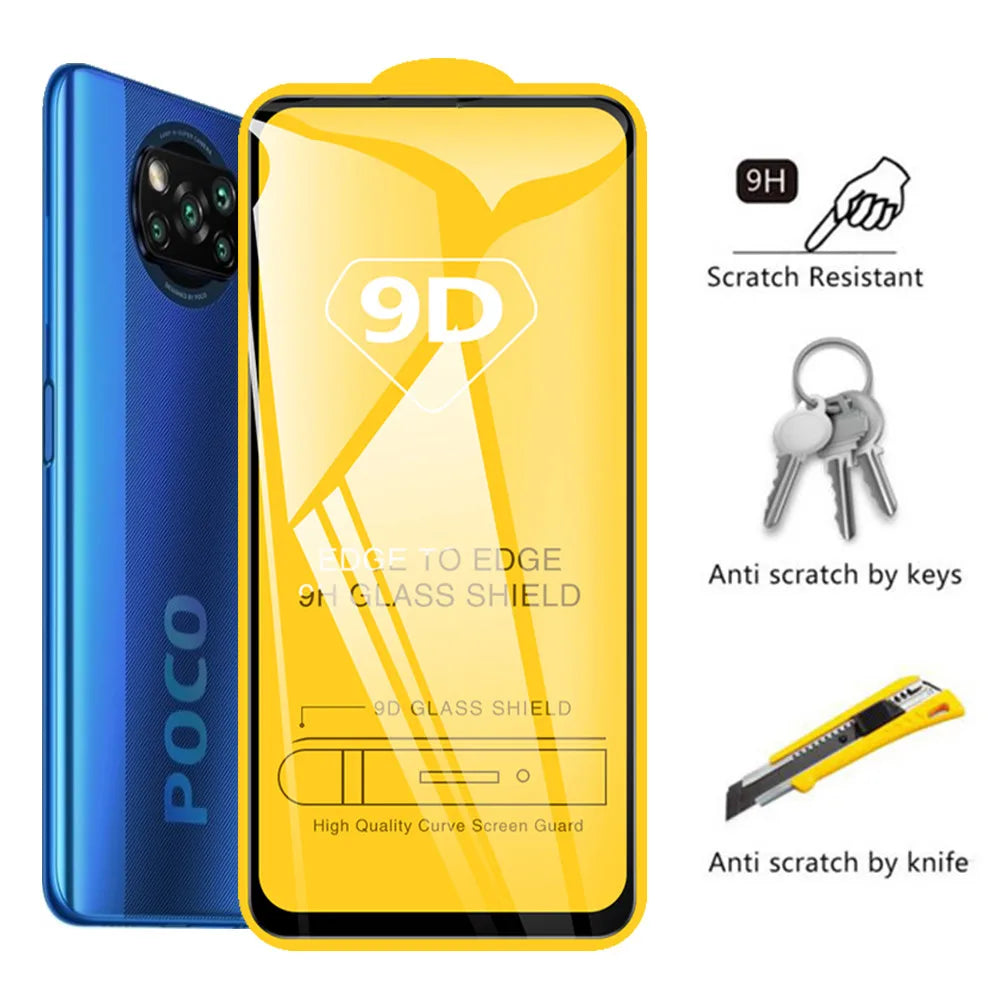 Film Poco X7 F6 X6 X5 X3 F5 Pro 5G Tempered Glass Poko F7 Ultra Camera Film Poco x7 Pro Screen Protector For Poco F7 Pro Glass