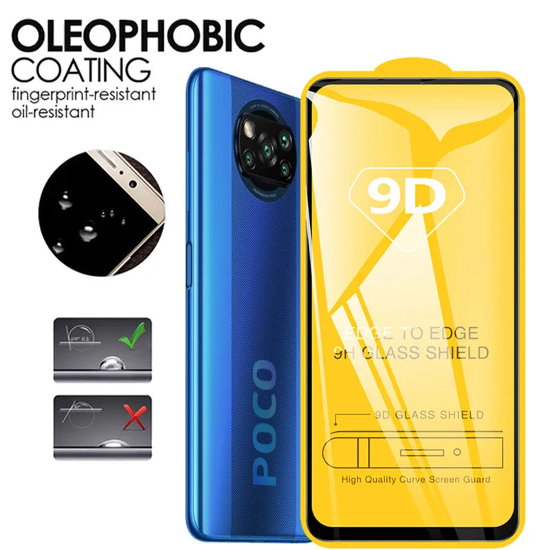 Film Poco X7 F6 X6 X5 X3 F5 Pro 5G Tempered Glass Poko F7 Ultra Camera Film Poco x7 Pro Screen Protector For Poco F7 Pro Glass