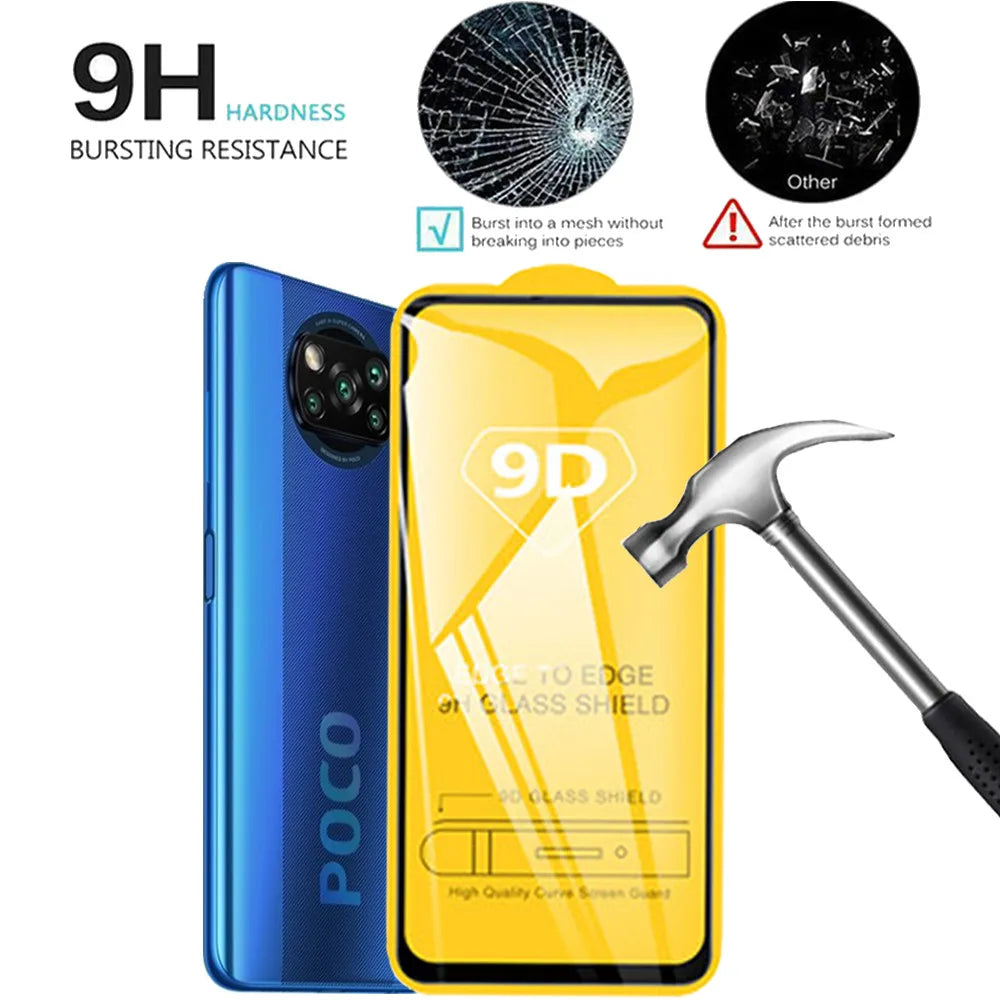 Film Poco X7 F6 X6 X5 X3 F5 Pro 5G Tempered Glass Poko F7 Ultra Camera Film Poco x7 Pro Screen Protector For Poco F7 Pro Glass