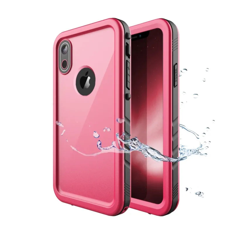 SPORTLINK For iPhone SE 2nd 2020 3rd 2022 7 8 Plus X XS Max XR 5 Waterproof Case Shockproof Cover with Built-in Screen Protector