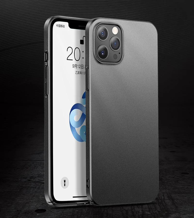 Cases For APPLE iPhone 16e 16 15 14 13 12 11 Pro Max Plus Mini Shockproof Case Cover Hard Plastic Ultra Slim Frosted Covers