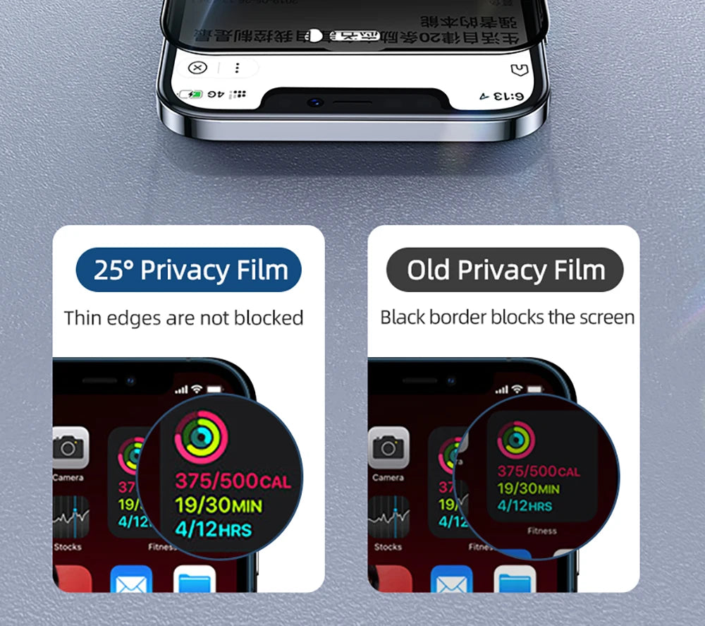 Joyroom Private Screen Protector For iPhone 16 15 14 13 Pro Max Anti-Spy Tempered Glass For iPhone 16 15 14 13 12 Pro Glass