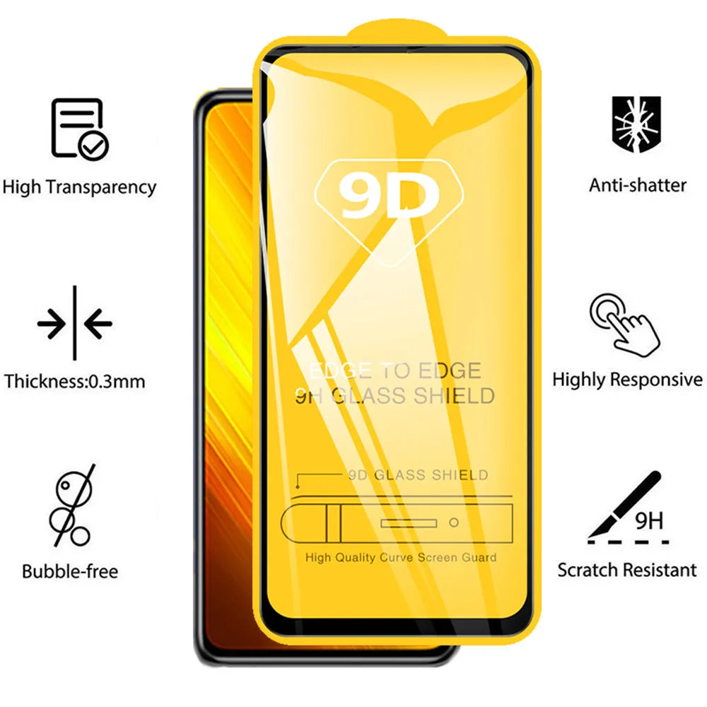 Film Poco X7 F6 X6 X5 X3 F5 Pro 5G Tempered Glass Poko F7 Ultra Camera Film Poco x7 Pro Screen Protector For Poco F7 Pro Glass