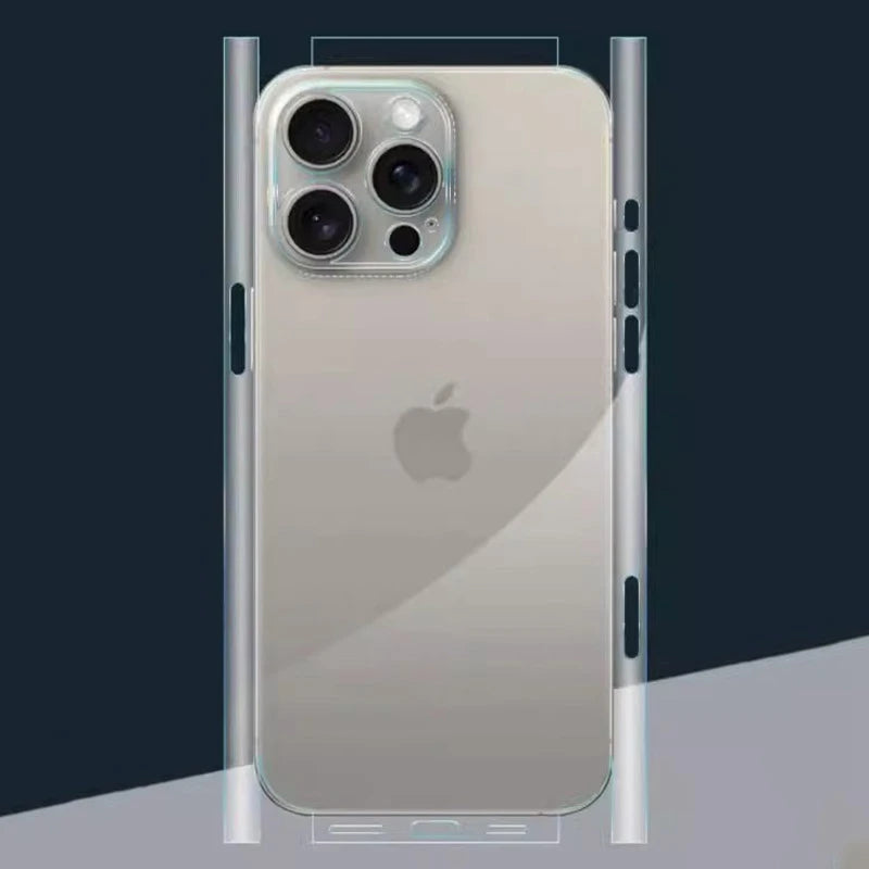 Full Cover Back Hydrogel Film For iPhone 17 Pro Max 17 Air 13Mini 14 15 Pro 16 Plus 16 Pro Max Clear Matte Screen Protector Film