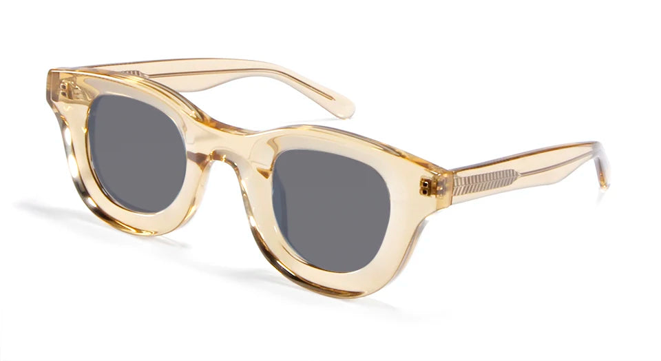 Rhud Designer Acetate Sunglasses Women Brand Designer Oversized Round Shades Thierry Hip Hop Style Men'S Shades No Brand Logo