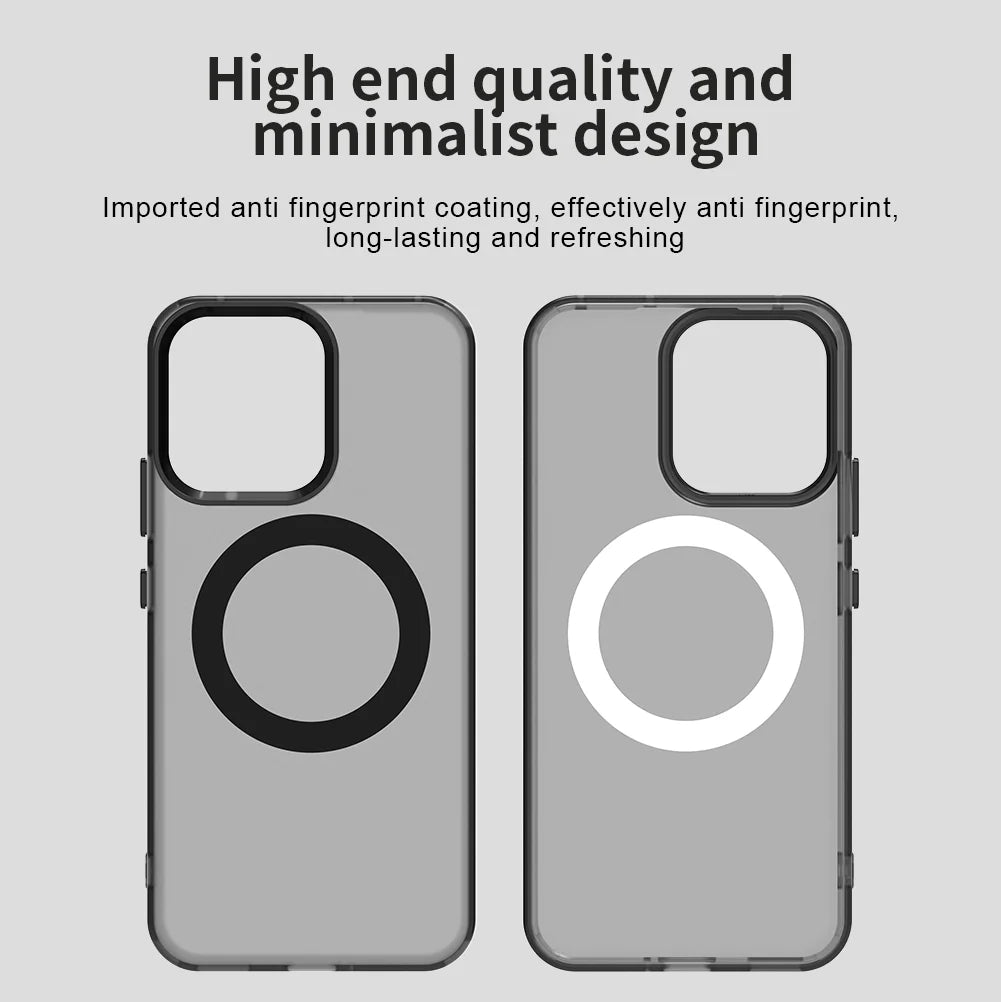 Magnetic Wireless Charging Case For OPPO Reno 14F 14 Pro Reno14 F 5G Cover Candy Colors Transparent Back Shell Fundas Coque