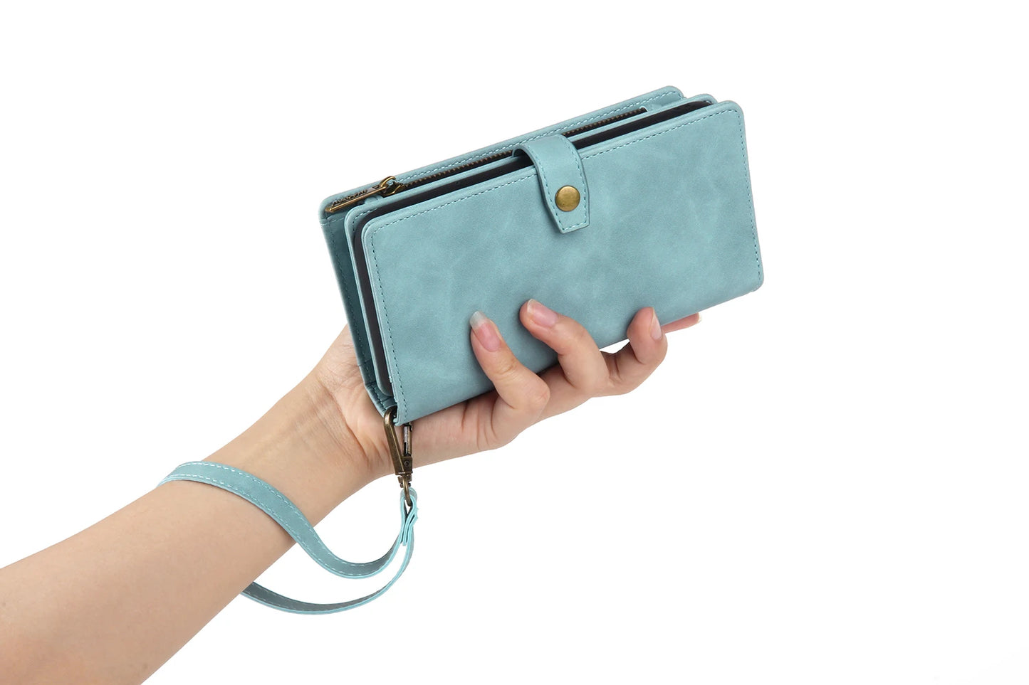 Detachable Magnetic Leather Case For Samsung Galaxy A73 A71 A54 A53 A52 A51 A34 A33 A15 A55 A35 Zipper Wallet Cards Holder Cover