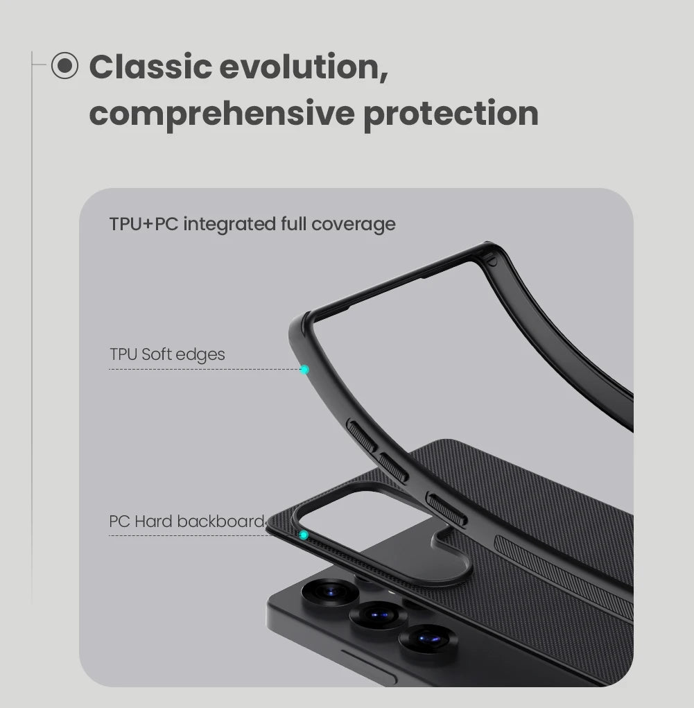 Nillkin For Samsung Galaxy S25 Ultra S25+ S25 Plus S24 Ultra S23 Ultra Series Frosted Shield Pro Phone Protection Back Case