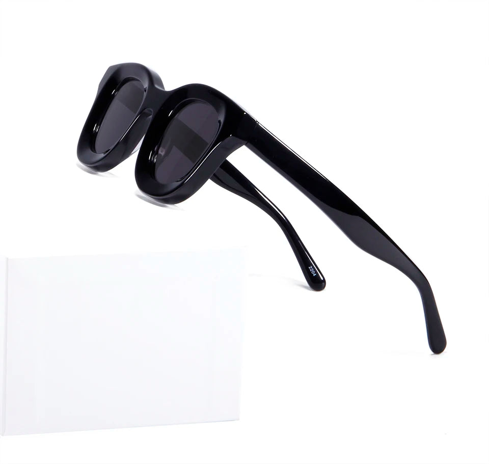 Rhud Designer Acetate Sunglasses Women Brand Designer Oversized Round Shades Thierry Hip Hop Style Men'S Shades No Brand Logo