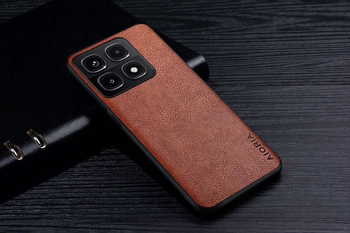Luxury Leather Case For Xiaomi 14T Premium Business Style Retro Litchi Pattern Back Cover for Xiaomi 14T Pro case
