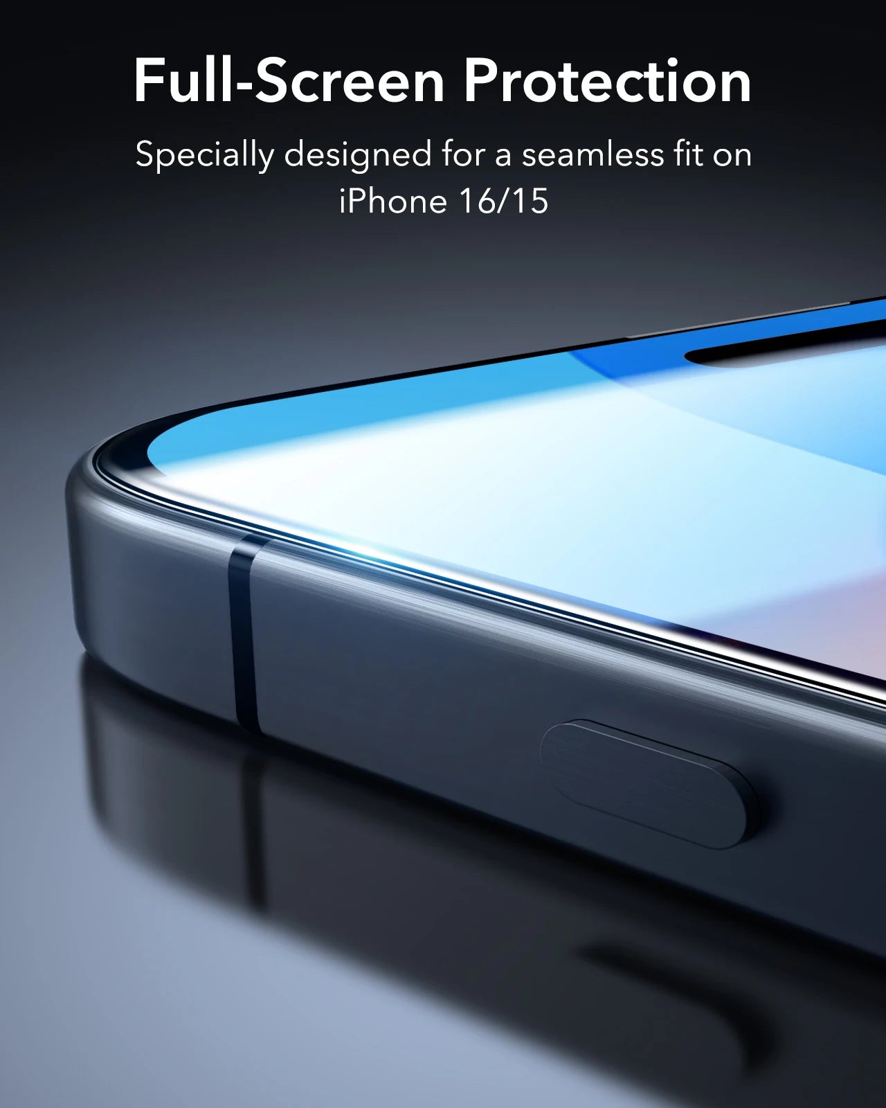 ESR Tempered-Glass Screen Protector iPhone 13/14/15/16/17 Pro Max HD Clear Anti-spy Screen Firm For iPhone 17Air&16/15 Plus&16e