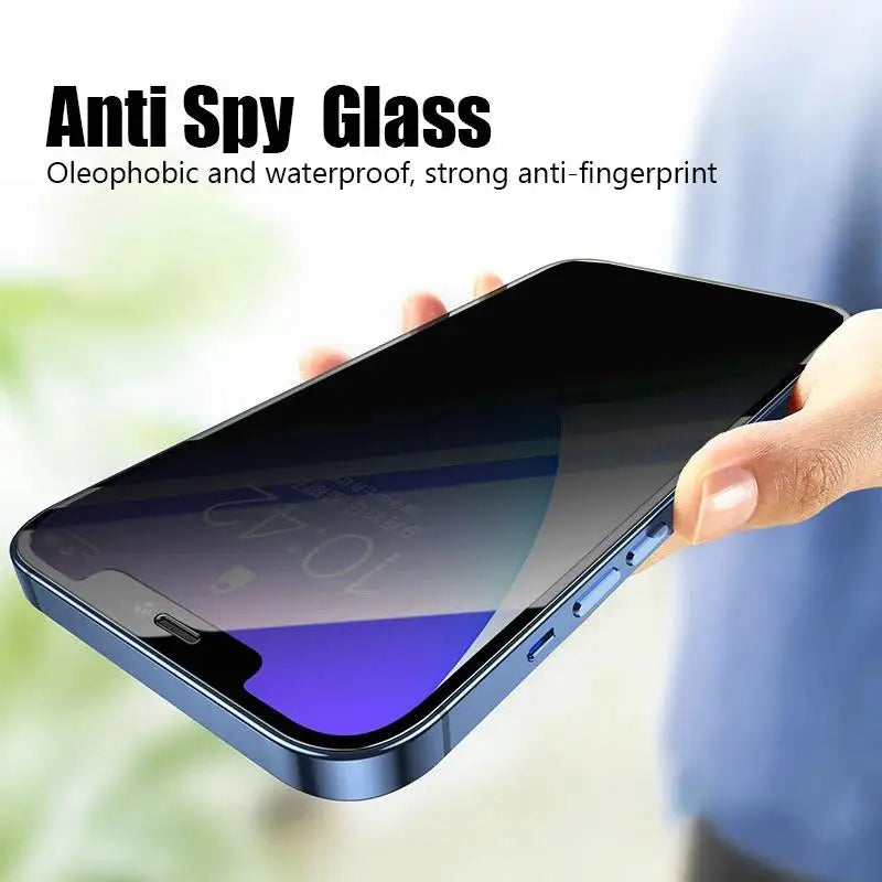 3PCS Anti-Spy Glass for IPhone 16 15 14 13 12 11 Pro Max Privacy Screen Protector for IPhone 13Mini 14 Plus 14Pro Glass 15 16E