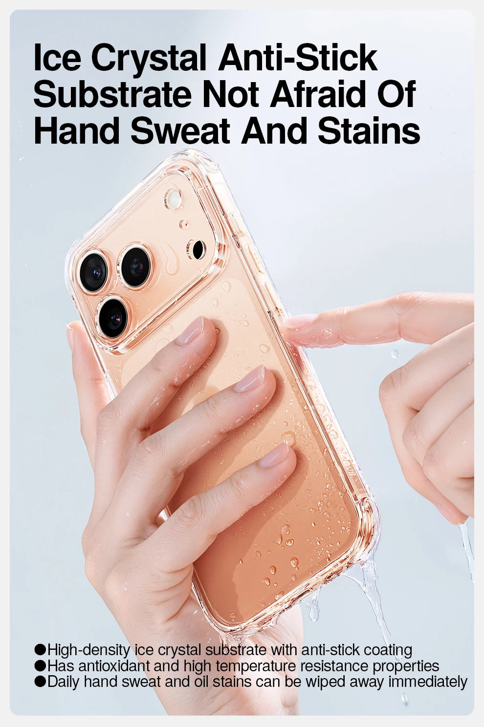 SmartDevil Transparent Phone Case for iPhone 17 Pro Max 17 Pro 16 Soft Back Cover Airbag Shell for iPhone Air Anti-drop