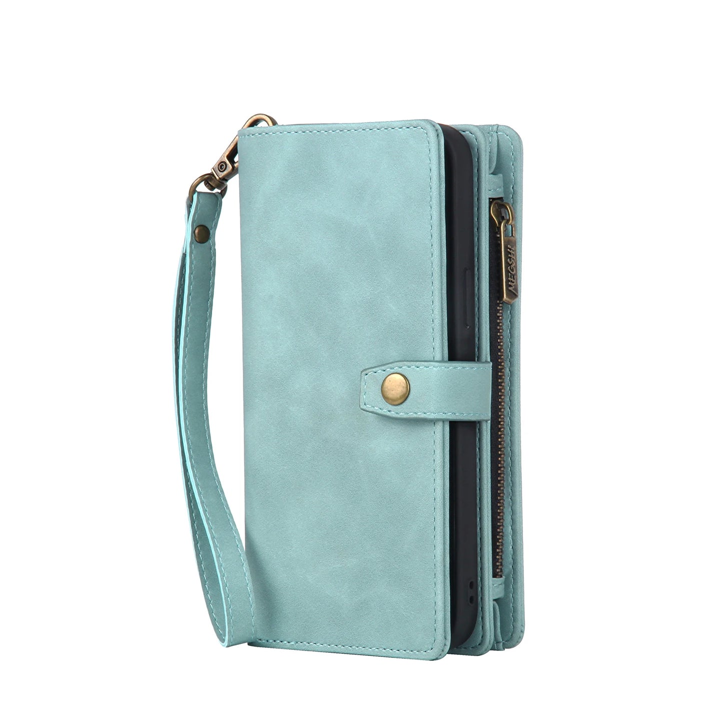 Detachable Magnetic Leather Case For Samsung Galaxy A73 A71 A54 A53 A52 A51 A34 A33 A15 A55 A35 Zipper Wallet Cards Holder Cover