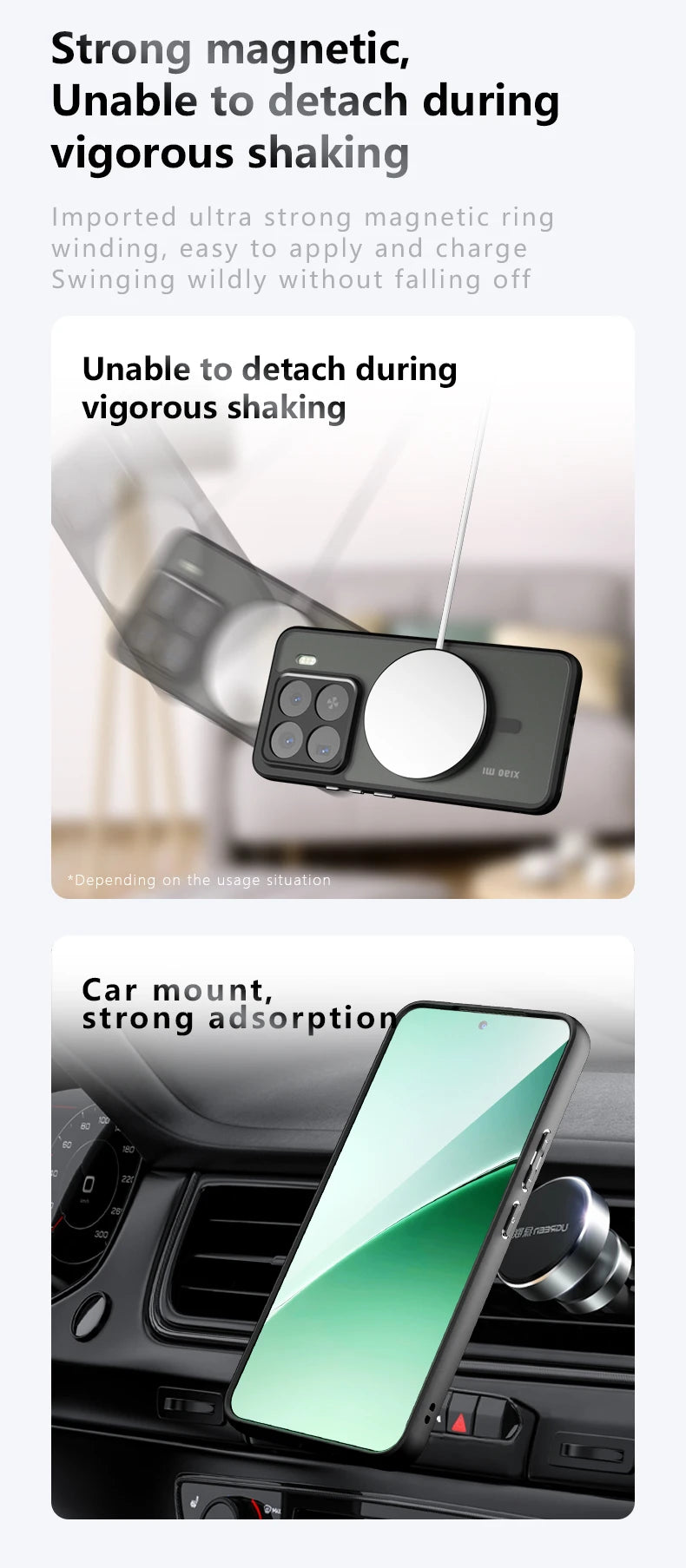 Magnetic Case For Xiaomi 15T Pro Mi 15 T 5G MagSafe Matte Transparent Phone Back Cover Hard PC Acrylic Shockproof Bumper