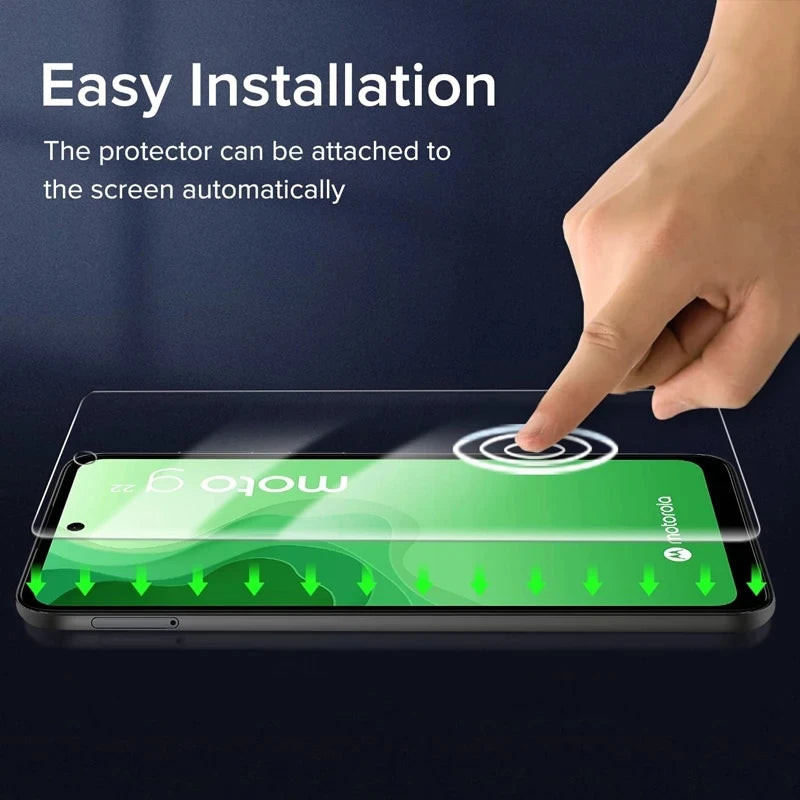 3Pcs Tempered Glass For  Motorola Moto G10 G20 G30 G50 G60 G100 G200 G31 G41 G51 G71 G22 G52 G82 E40 E20 Screen Protector