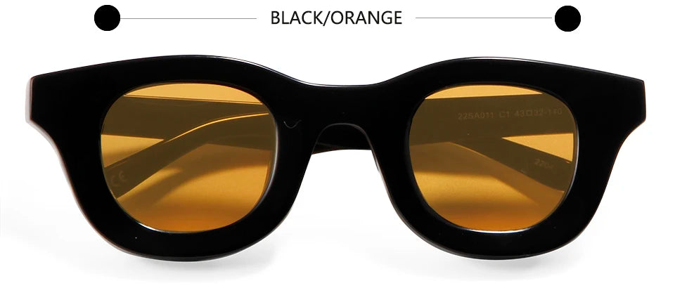 Rhud Designer Acetate Sunglasses Women Brand Designer Oversized Round Shades Thierry Hip Hop Style Men'S Shades No Brand Logo