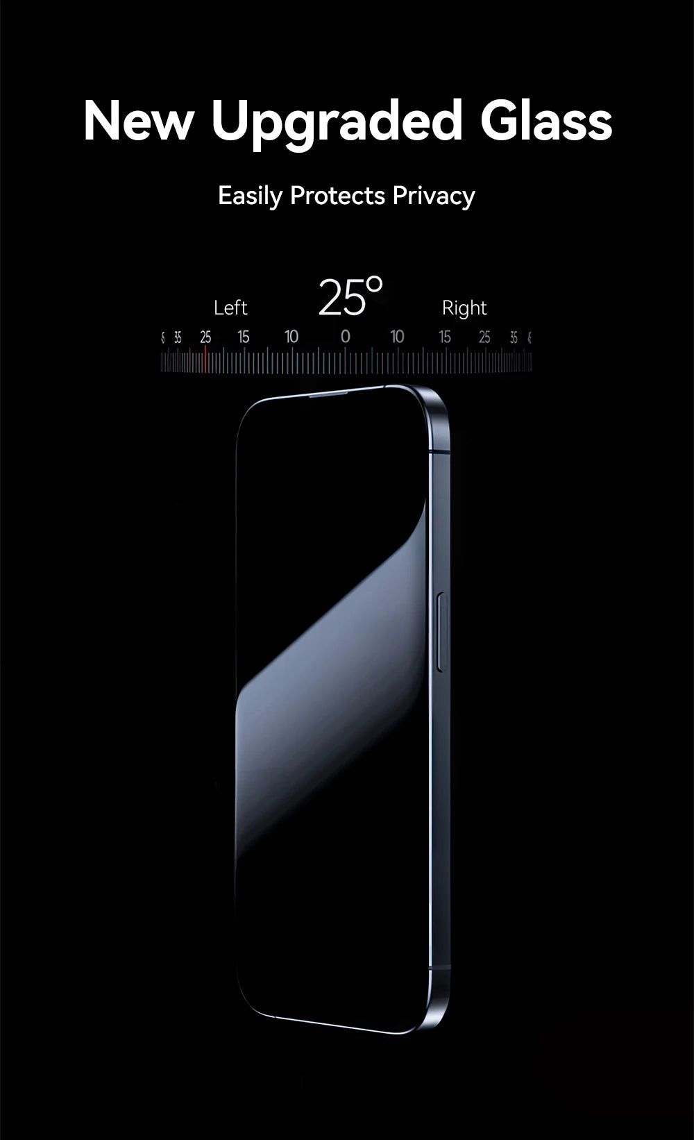 Joyroom 1/2PCS For iPhone 17 Pro Max Anti-Spy Glass Privacy Screen Protector Glass For iPhone 17 Pro 17 Air Tempered Glass Film