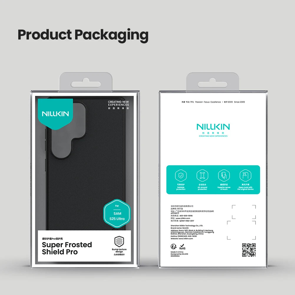 Nillkin For Samsung Galaxy S25 Ultra S25+ S25 Plus S24 Ultra S23 Ultra Series Frosted Shield Pro Phone Protection Back Case