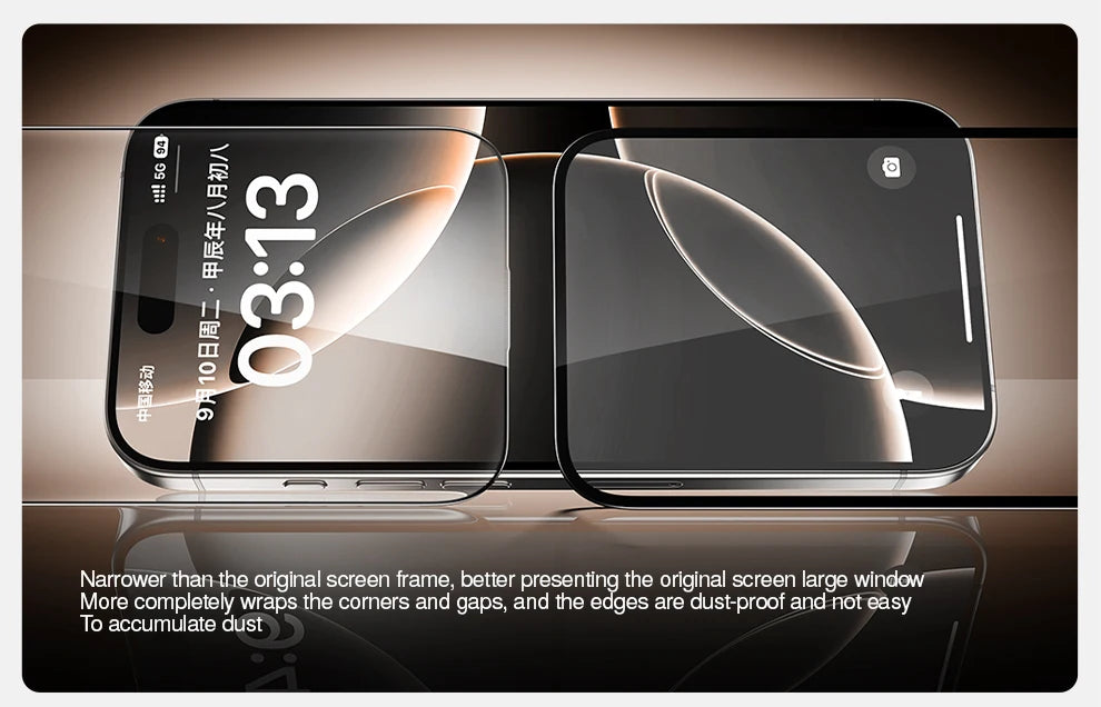 SmartDevil Screen Protector for iPhone 17 Pro Max 17 Pro 16 15 14 Dust-free Box HD Clear Temperd Glass Film Anti-fingerprint