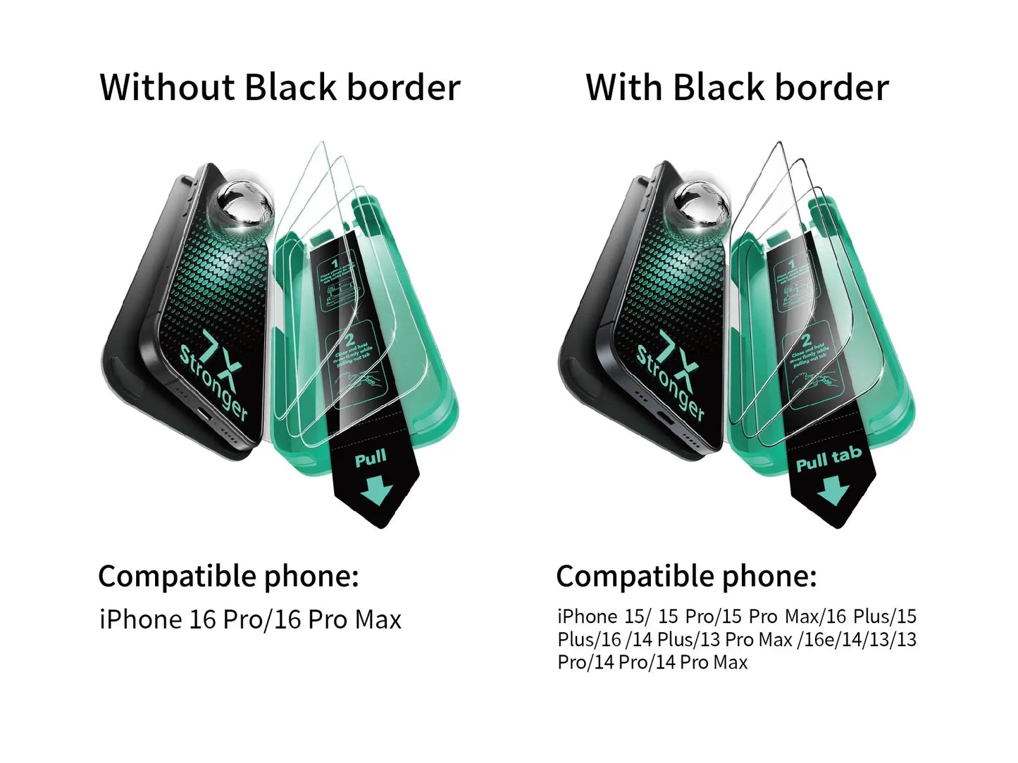 ESR for 3 Pack iPhone 17 Pro Max Screen Protector for iPhone 16/15/14/13 Armorite Tempered Glass Military Grade Film HD/Privacy