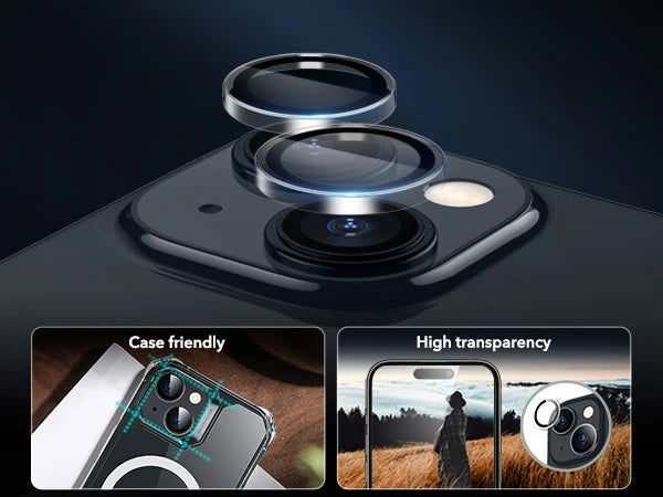 ESR Tempered-Glass Screen Protector iPhone 13/14/15/16/17 Pro Max HD Clear Anti-spy Screen Firm For iPhone 17Air&16/15 Plus&16e