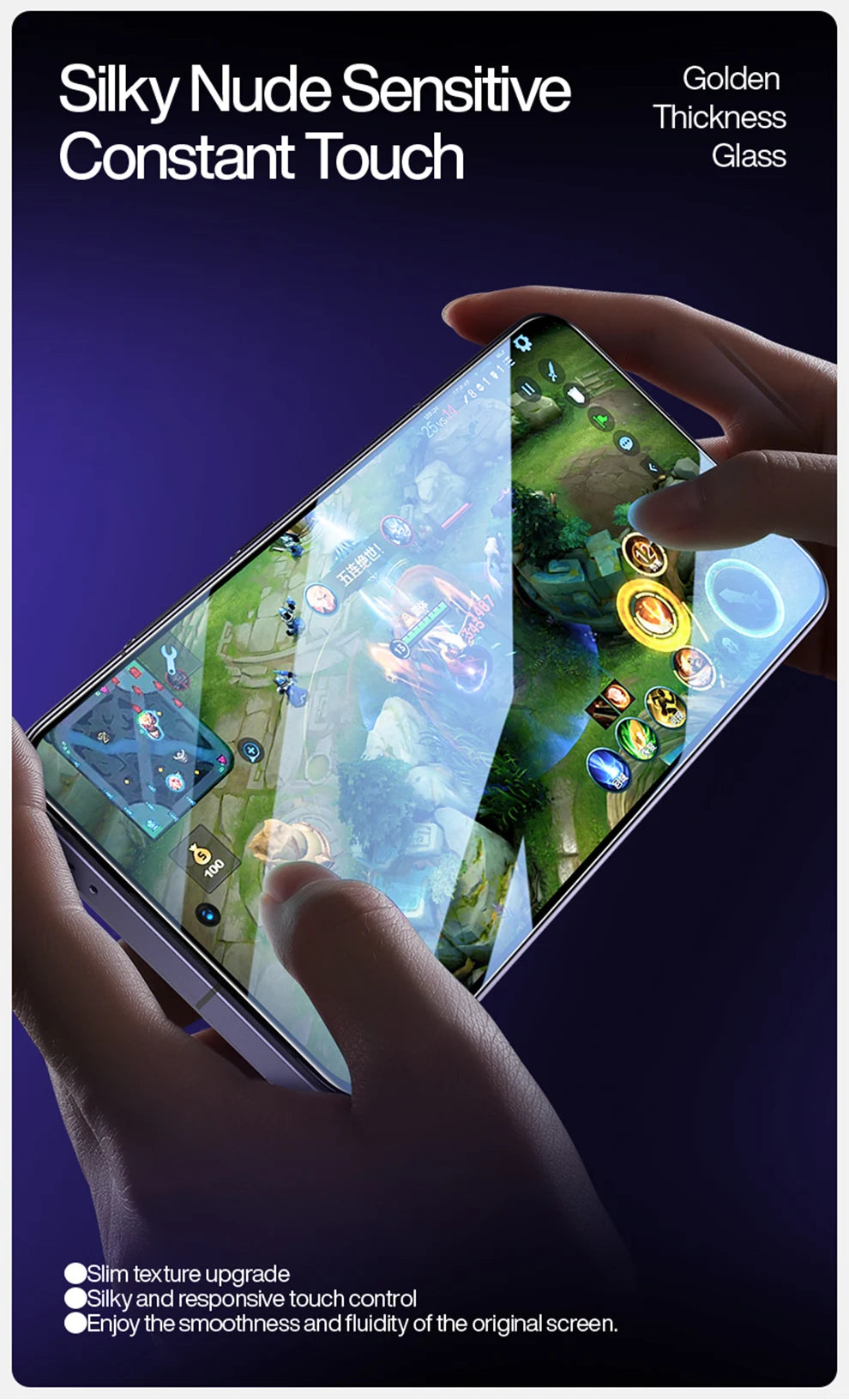 SmartDevil Dust-free Tempered Glass Film for Samsung S25 Ultra HD Clear Screen Protector for Samsung S25 S24 Anti-fingerprint