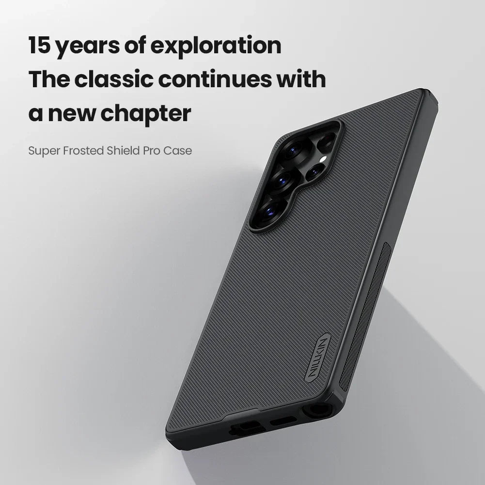 Nillkin For Samsung Galaxy S25 Ultra S25+ S25 Plus S24 Ultra S23 Ultra Series Frosted Shield Pro Phone Protection Back Case