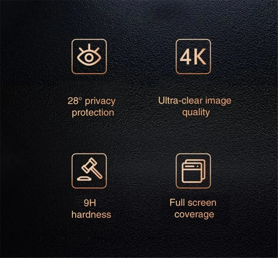 5Pcs Anti-Spy Glass Film For iPhone 17 Air 16 15 14 13 12 11 PRO MAX Plus Privacy Screen Protectors For iPhone 17 Tempered Glass