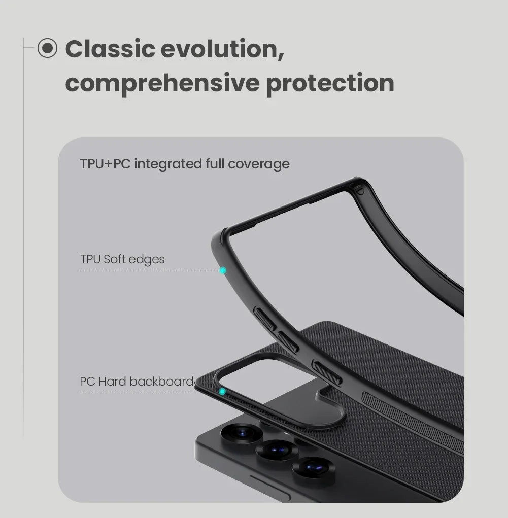 Nillkin For Samsung Galaxy S25 Ultra S25+ S25 Plus S24 Ultra S23 Ultra Series Frosted Shield Pro Phone Protection Back Case