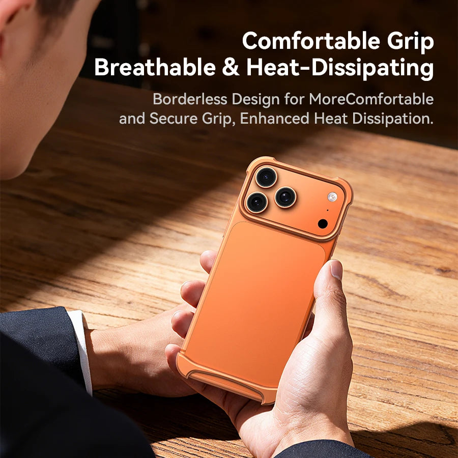 Arc Case Luxury Aluminum Metal Bumper Phone Pulse Case For IPhone 17 Pro Max 17 Air Pro Unique Design High-strength Phone Cover