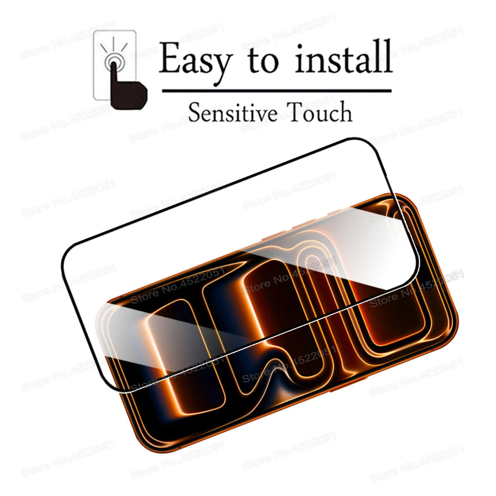 10 IN 1 9D Full Tempered Glass For iPhone 17 16 15 14 13 12 11 Pro Max Plus Mini 16e Screen Protector For iPhone 17 Pro Max Air