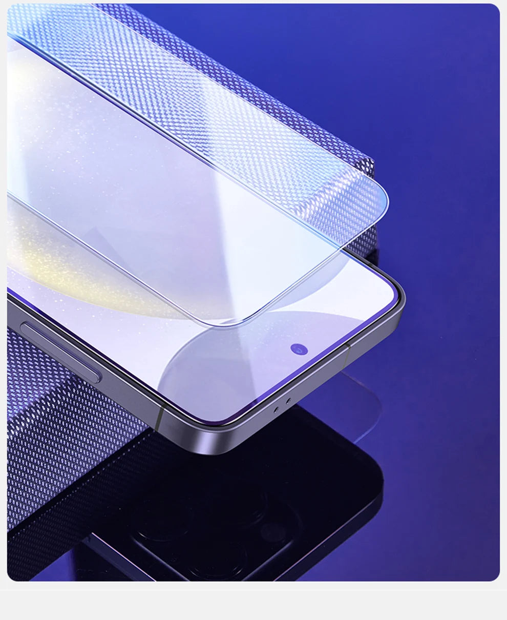 SmartDevil Dust-free Tempered Glass Film for Samsung S25 Ultra HD Clear Screen Protector for Samsung S25 S24 Anti-fingerprint