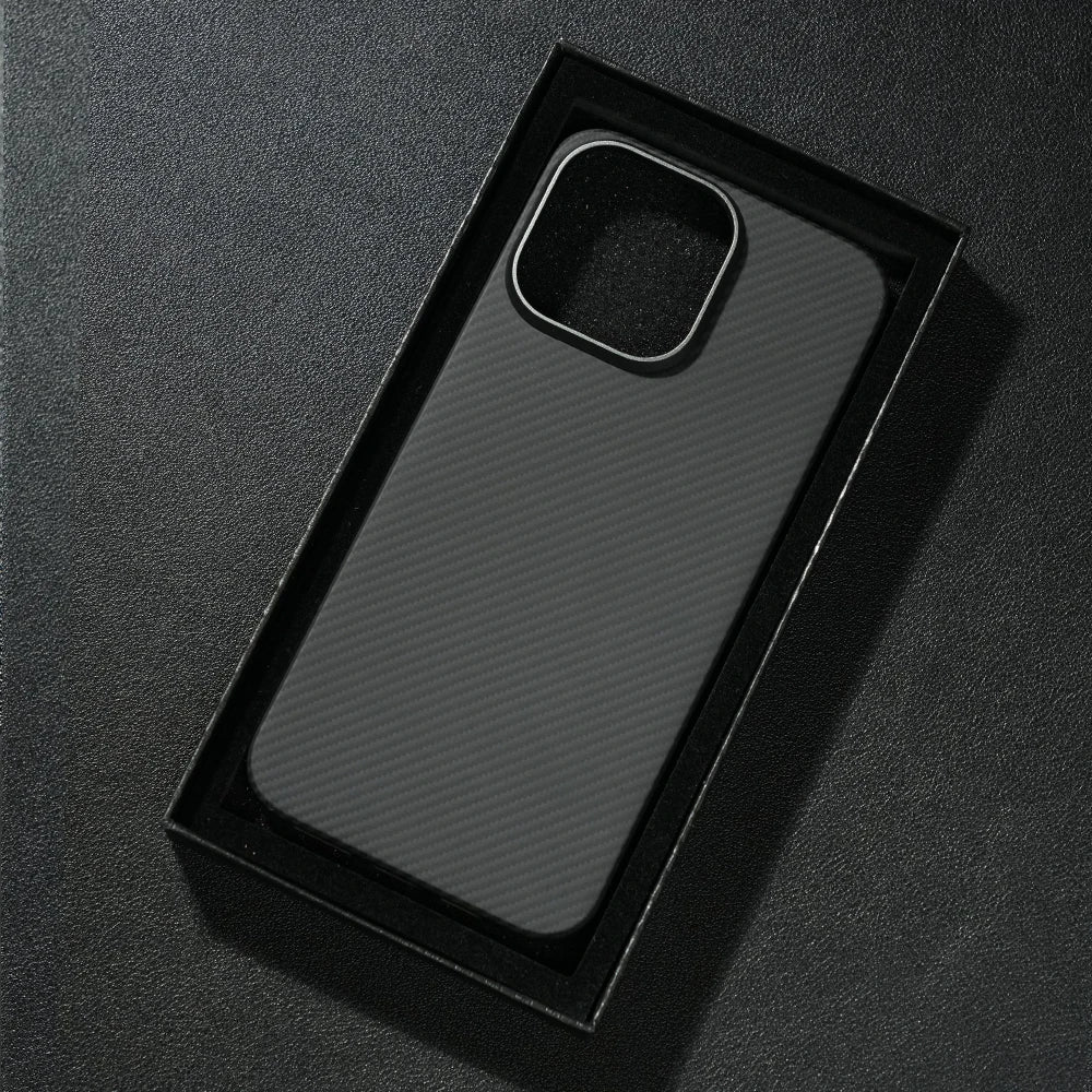 Aramid Carbon Fiber Magnetic Case for iPhone 16 17 Pro Max Cases Kevlar Fiber Cover for 16 Pro 15 Pro Max Aramid Carbon Funda