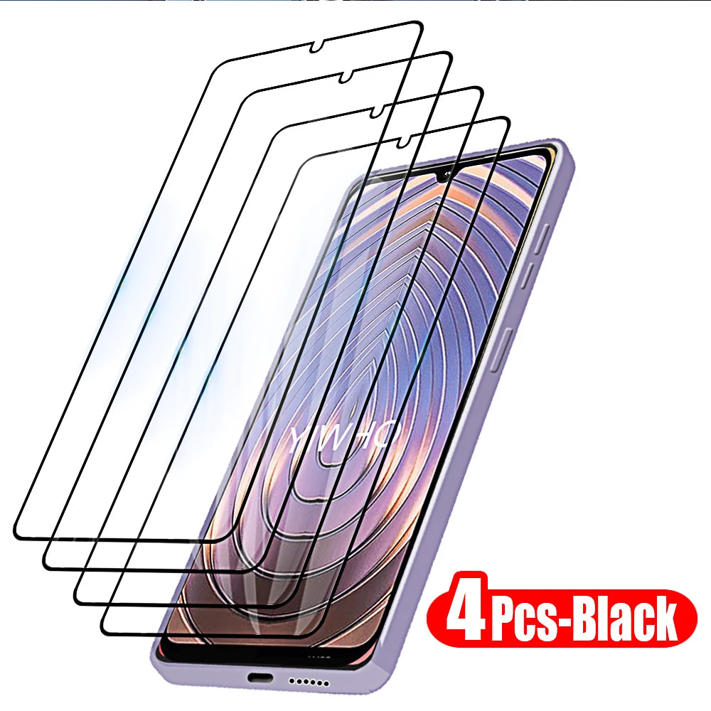 1-4pcs Protective Glass for Redmi A4 A3 A2 A1+ Plus Screen Protectors Tempered Glass Full Cover Film on Red Mi A 4 3 2 1 Plus