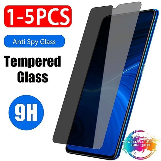 1-5Pcs Privacy Tempered Glass Screen Protector for Huawei Honor X6A X6S Y6S Y6P 8A 10i 20E Play 40 Play 30 Plus Anti-Spy