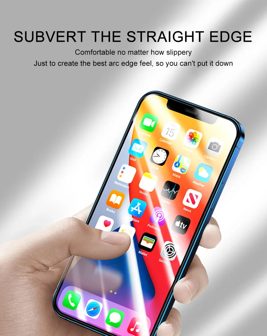 3PCS 30D Tempered Glass Screen Protector for IPhone 17 Air 13 14 11 15 16 Pro Max Plus 12 Mini XS XR X Film Protective Cover