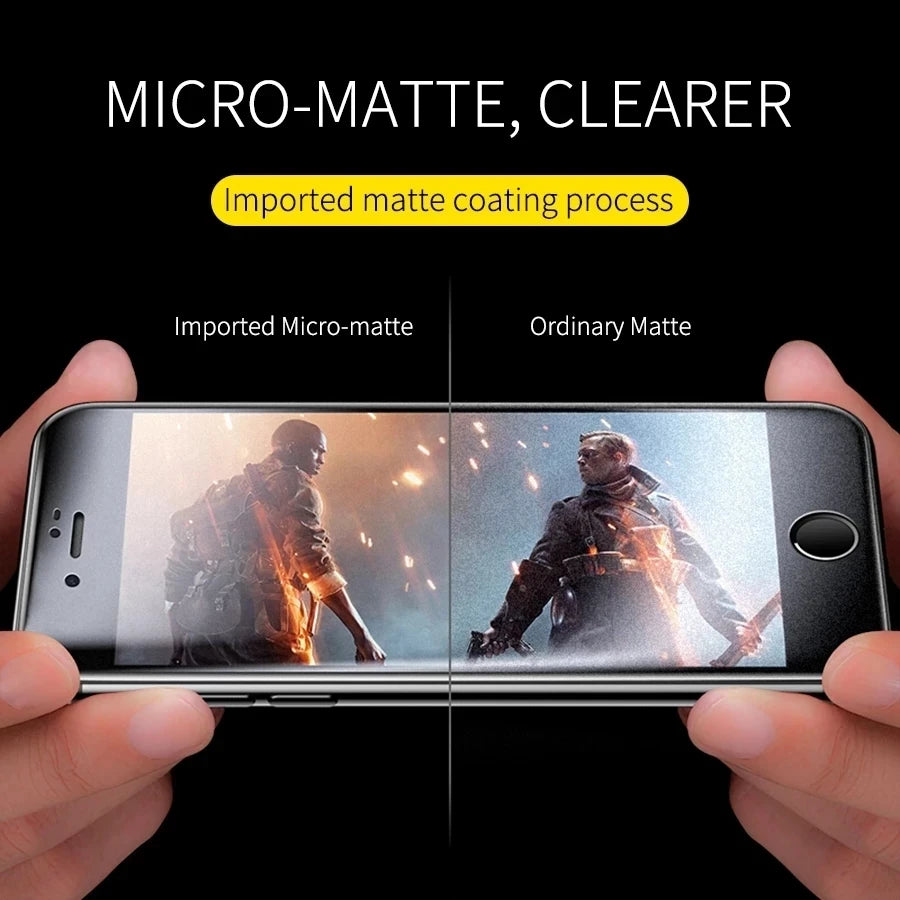 8IN1 Matte Ceramic Film For iPhone 17 Pro Max 17 Air 12 13 Mini 14 15 Plus 16E 11 15 16 Pro Max Screen Protector Lens Soft Film