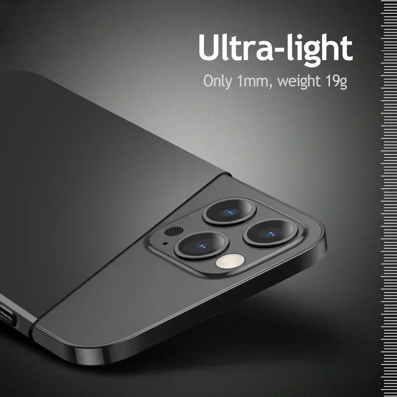 Cases For APPLE iPhone 16e 16 15 14 13 12 11 Pro Max Plus Mini Shockproof Case Cover Hard Plastic Ultra Slim Frosted Covers