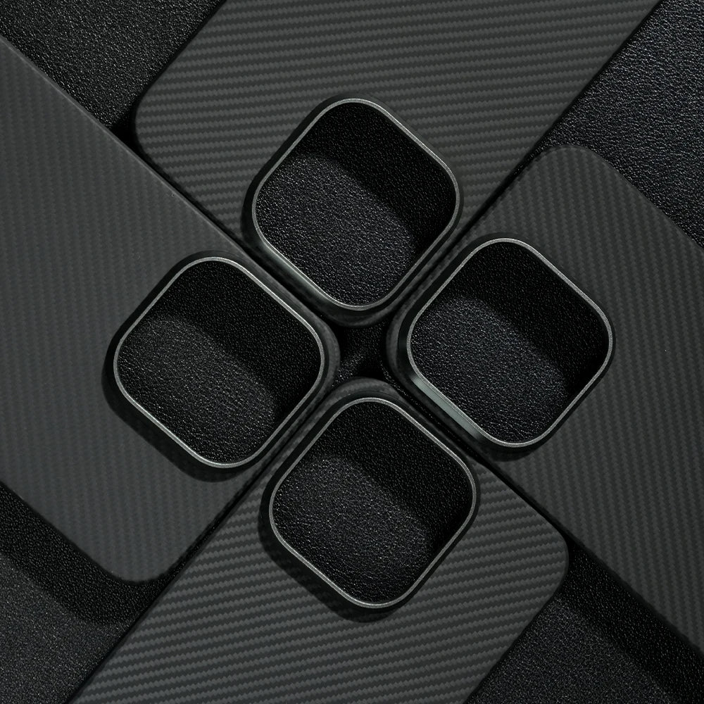 Aramid Carbon Fiber Magnetic Case for iPhone 16 17 Pro Max Cases Kevlar Fiber Cover for 16 Pro 15 Pro Max Aramid Carbon Funda