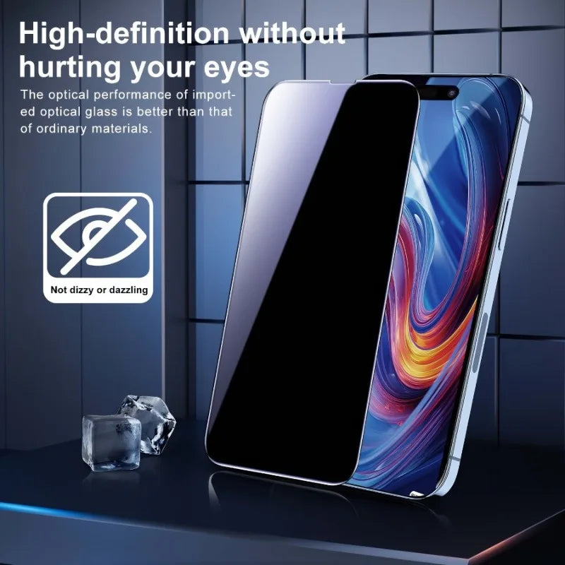 2Pack Privacy Tempered Glass For IPhone 17 Pro Max 16e Screen Protectors For iPhone 15 14 13 12 11 Pro Max Plus XR XS Max Glass